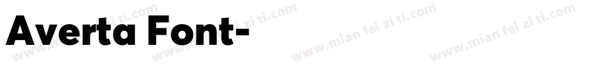 Averta Font字体转换